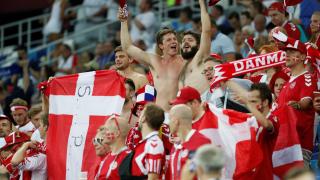 Denmark football fans